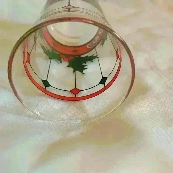 Pair-Coca Cola Holly Glasses - Picture 3 of 3